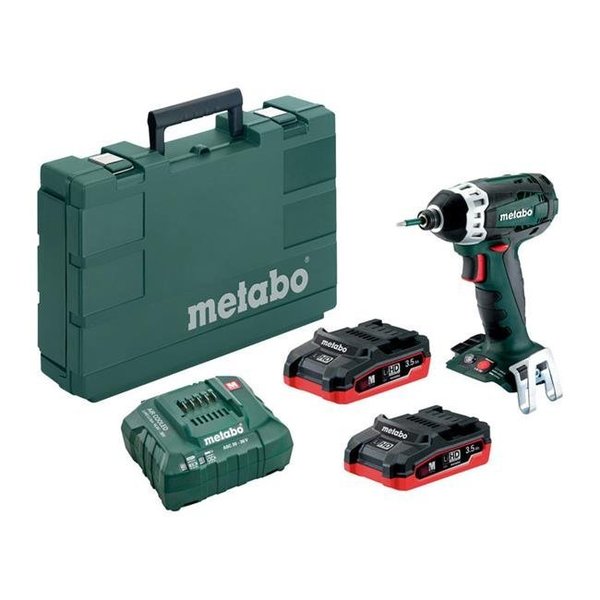 Metabo Metabo 2692937 18 V 0.25 in. Hex Cordless 3 Speed Impact Driver Kit; 1328 in. 2692937